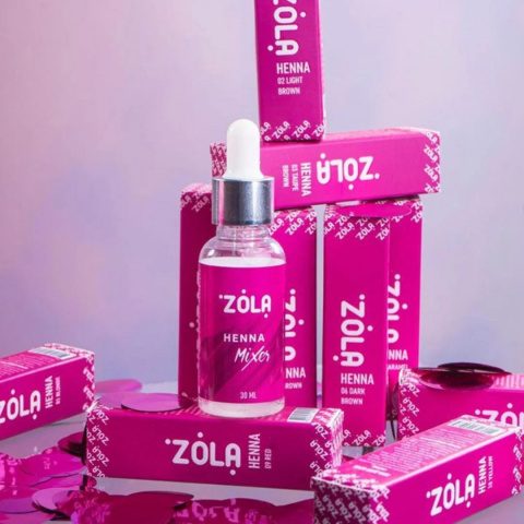 Brow Box zestaw henny pudrowej 5g Zola Brow Box zestaw henny pudrowej 5g Zola