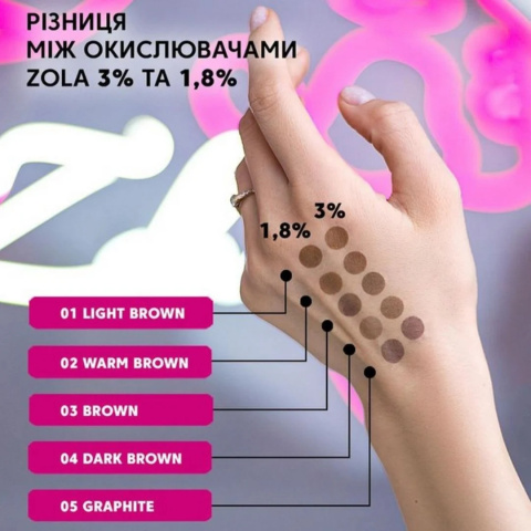 Farbka do brwi Zola Brow Tint 15 ml - 05 Graphite – GRAFIT Zola Farbka do brwi Zola Brow Tint 15 ml - 05 Graphite – GRAFIT Zola
